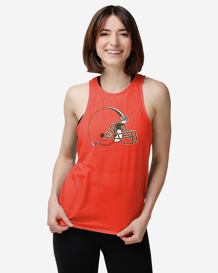 Cleveland Browns Womens Tie-Breaker Sleeveless Top FOCO - FOCO.com