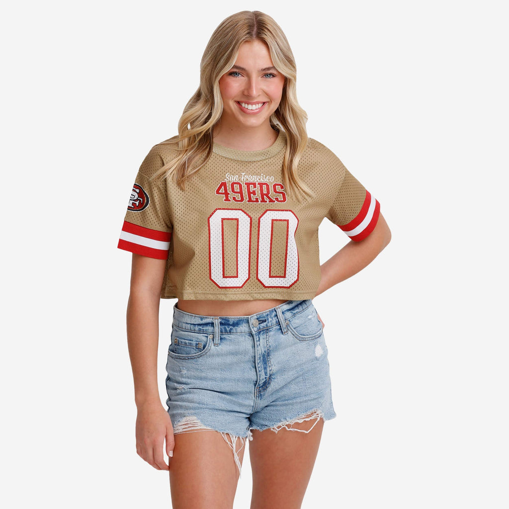 Chicago Bears Womens Gameday Mesh Crop Top FOCO