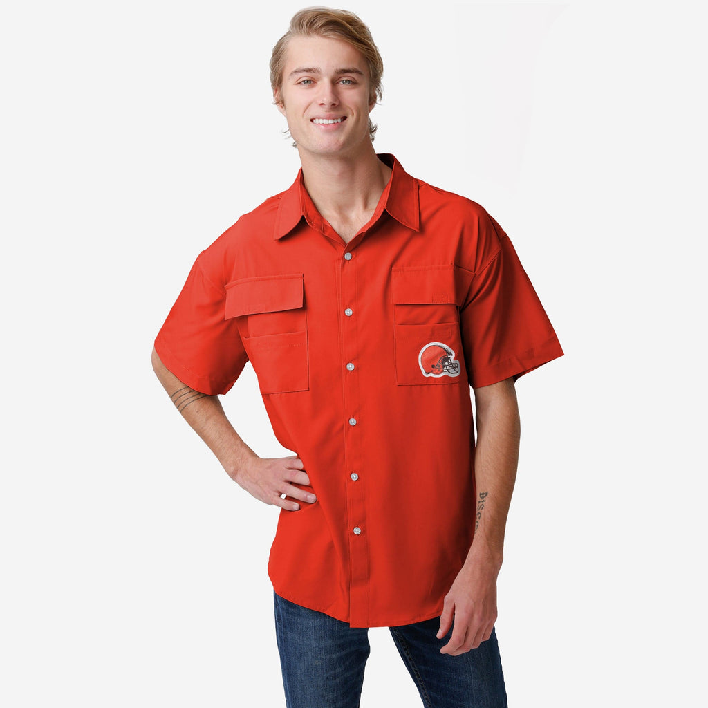 Cleveland Browns Gone Fishing Shirt FOCO S - FOCO.com