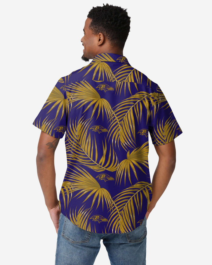 Baltimore Ravens Hawaiian Button Up Shirt FOCO - FOCO.com