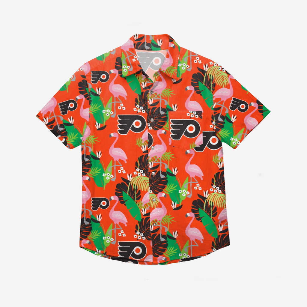 San Francisco Giants Mickey Mouse Short Sleeve Button Up Tropical