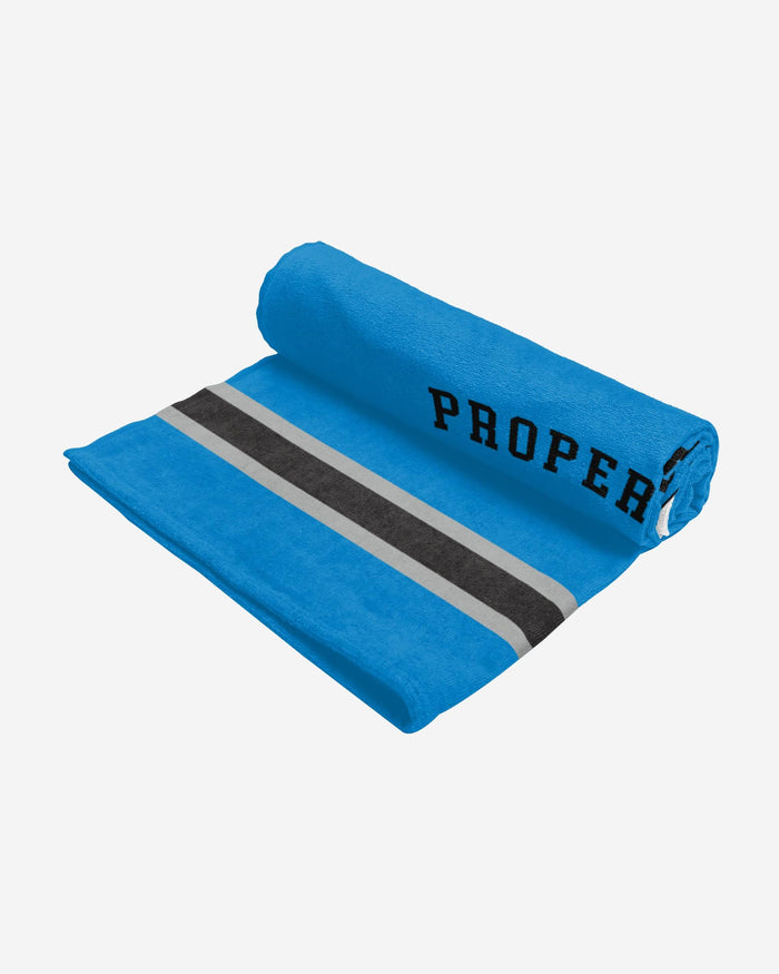 Carolina Panthers Property Of Beach Towel FOCO - FOCO.com