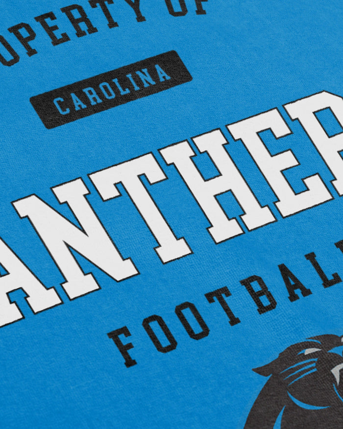 Carolina Panthers Property Of Beach Towel FOCO - FOCO.com