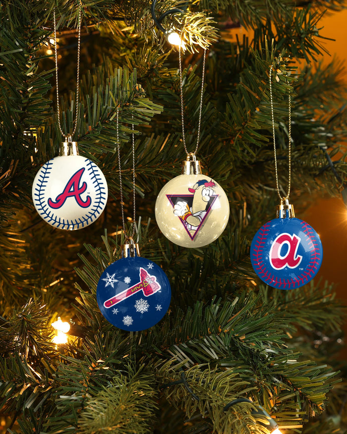 Atlanta Braves Ornament Set Advent Calendar FOCO - FOCO.com