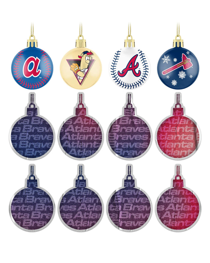 Atlanta Braves Ornament Set Advent Calendar FOCO - FOCO.com