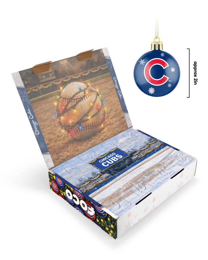 Chicago Cubs Ornament Set Advent Calendar FOCO - FOCO.com