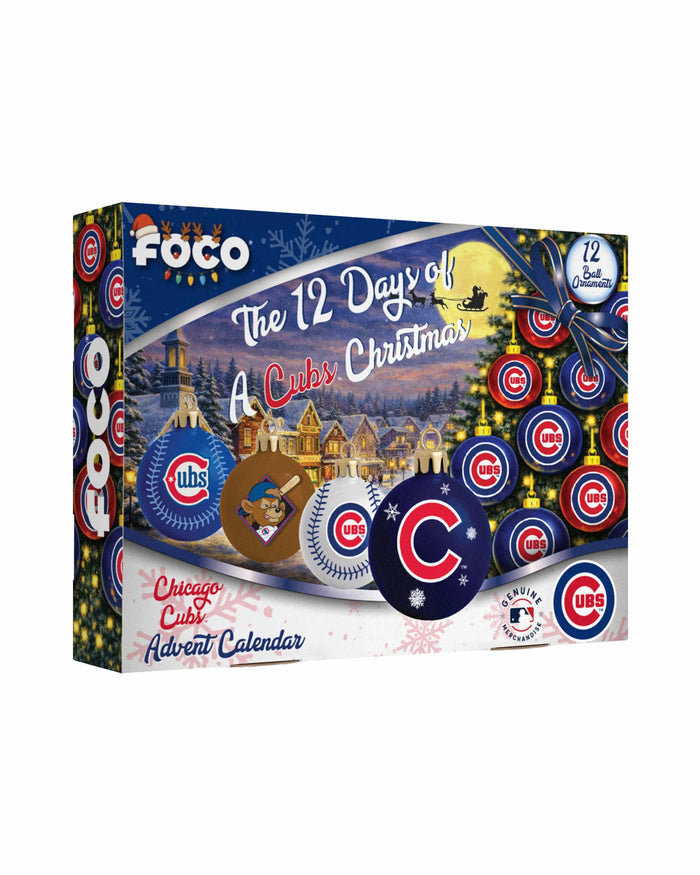 Chicago Cubs Ornament Set Advent Calendar FOCO - FOCO.com