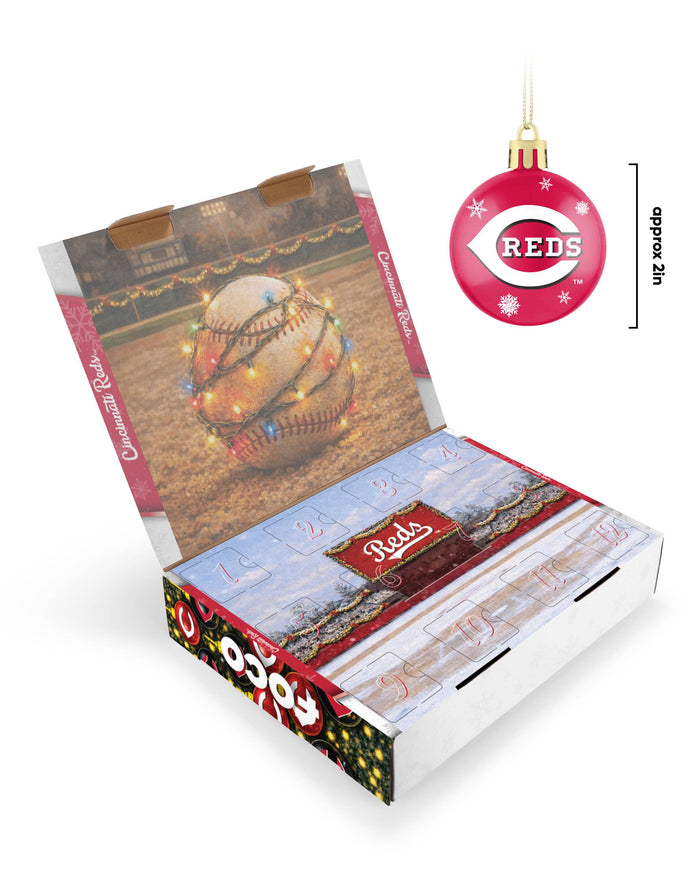 Cincinnati Reds Ornament Set Advent Calendar FOCO - FOCO.com