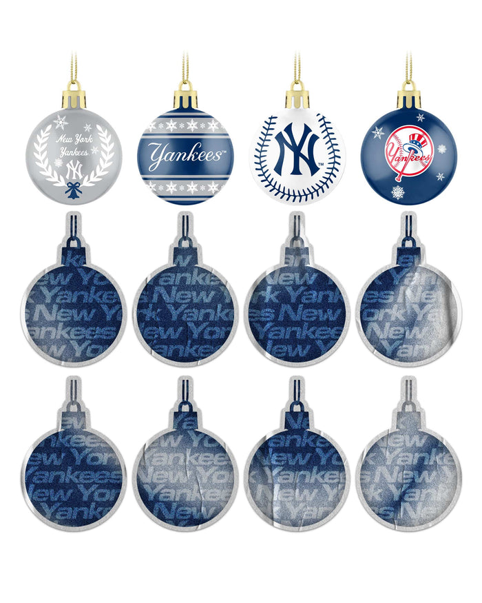 New York Yankees Ornament Set Advent Calendar FOCO - FOCO.com
