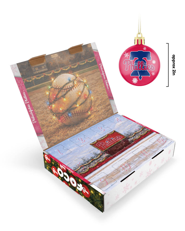 Philadelphia Phillies Ornament Set Advent Calendar FOCO - FOCO.com