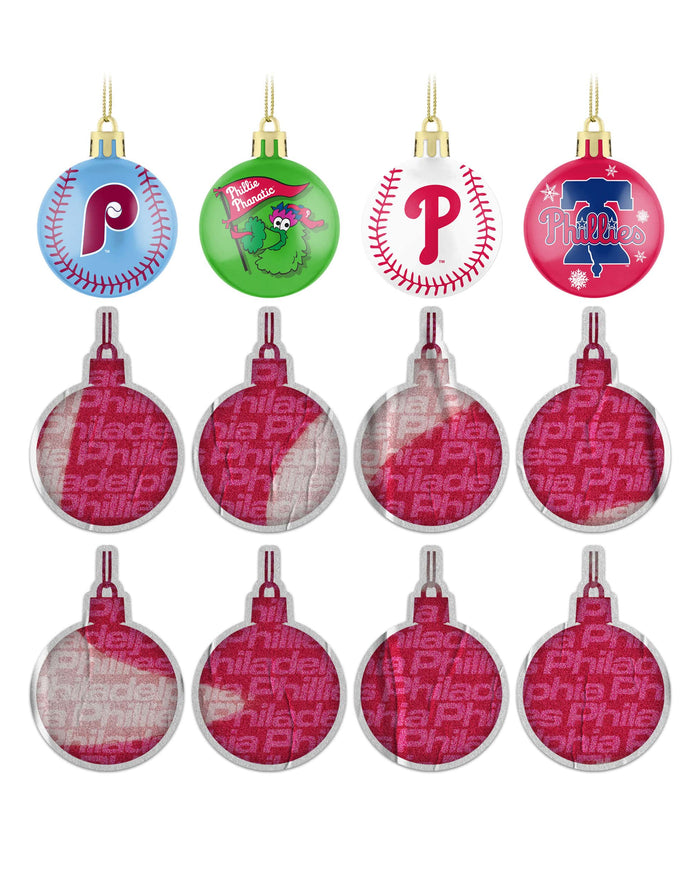 Philadelphia Phillies Ornament Set Advent Calendar FOCO - FOCO.com