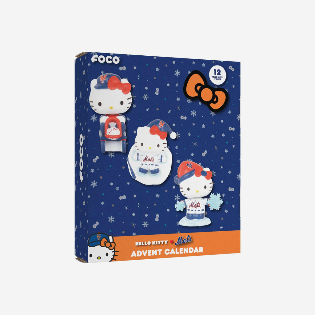 New York Mets Hello Kitty® Bobblehead Advent Calendar FOCO - FOCO.com