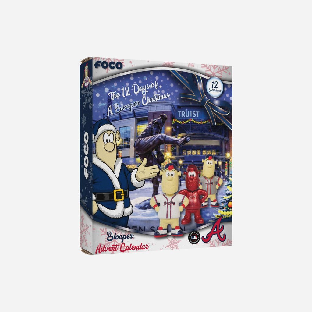 Atlanta Braves Mascot Bobblehead Advent Calendar FOCO - FOCO.com