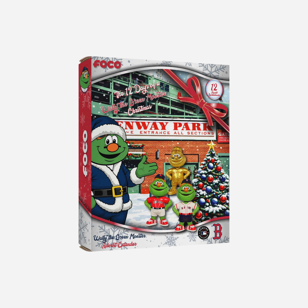 Boston Red Sox Mascot Bobblehead Advent Calendar FOCO - FOCO.com