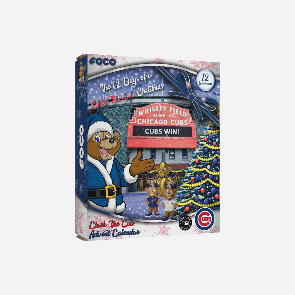 Chicago Cubs Mascot Bobblehead Advent Calendar FOCO - FOCO.com