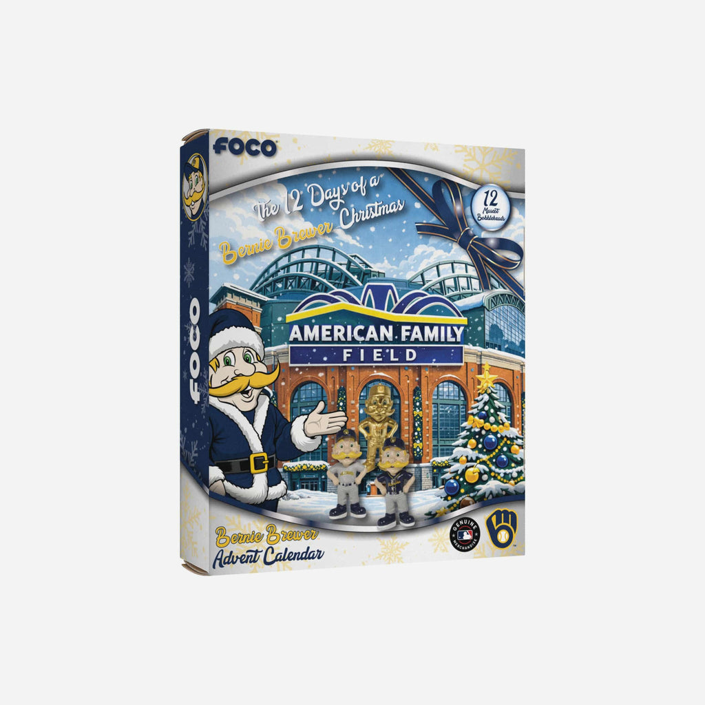 Milwaukee Brewers Mascot Bobblehead Advent Calendar FOCO - FOCO.com