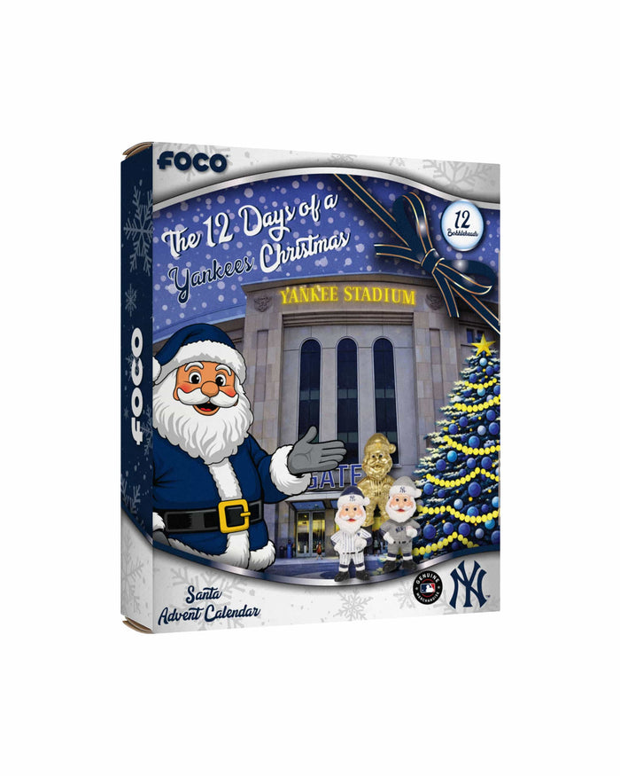 New York Yankees Mascot Bobblehead Advent Calendar FOCO - FOCO.com