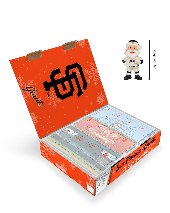 San Francisco Giants Mascot Bobblehead Advent Calendar FOCO - FOCO.com