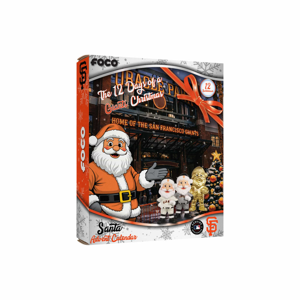 San Francisco Giants Mascot Bobblehead Advent Calendar FOCO - FOCO.com
