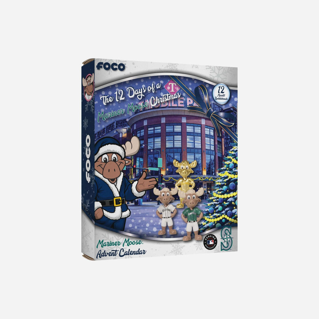 Seattle Mariners Mascot Bobblehead Advent Calendar FOCO - FOCO.com