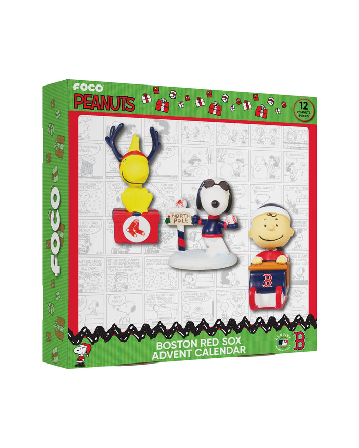 Boston Red Sox Peanuts Bobblehead Advent Calendar FOCO - FOCO.com