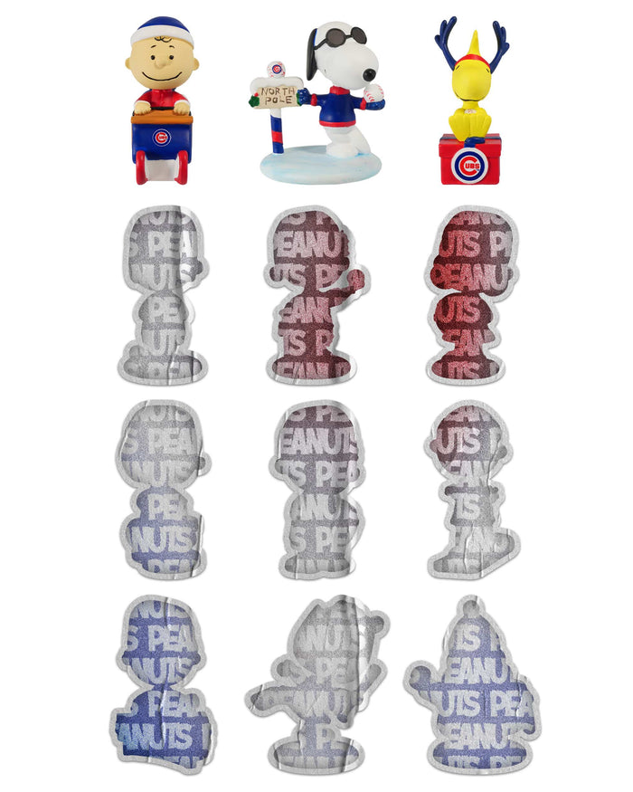 Chicago Cubs Peanuts Bobblehead Advent Calendar FOCO - FOCO.com