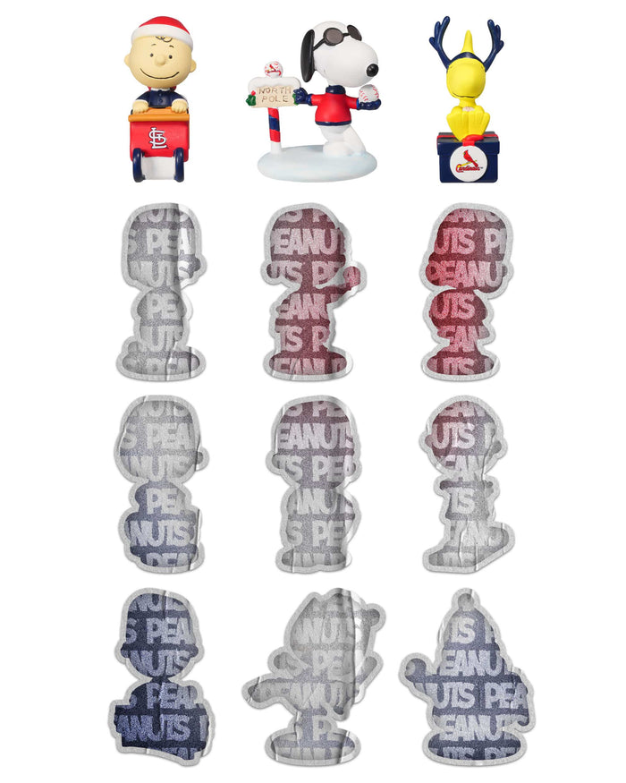 St Louis Cardinals Peanuts Bobblehead Advent Calendar FOCO - FOCO.com