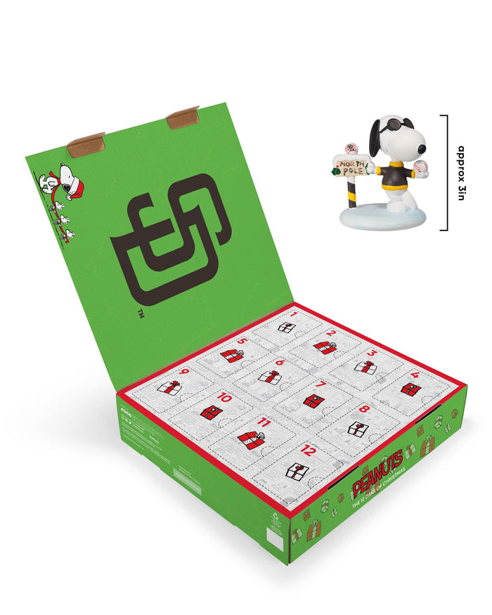 San Diego Padres Peanuts Bobblehead Advent Calendar FOCO - FOCO.com