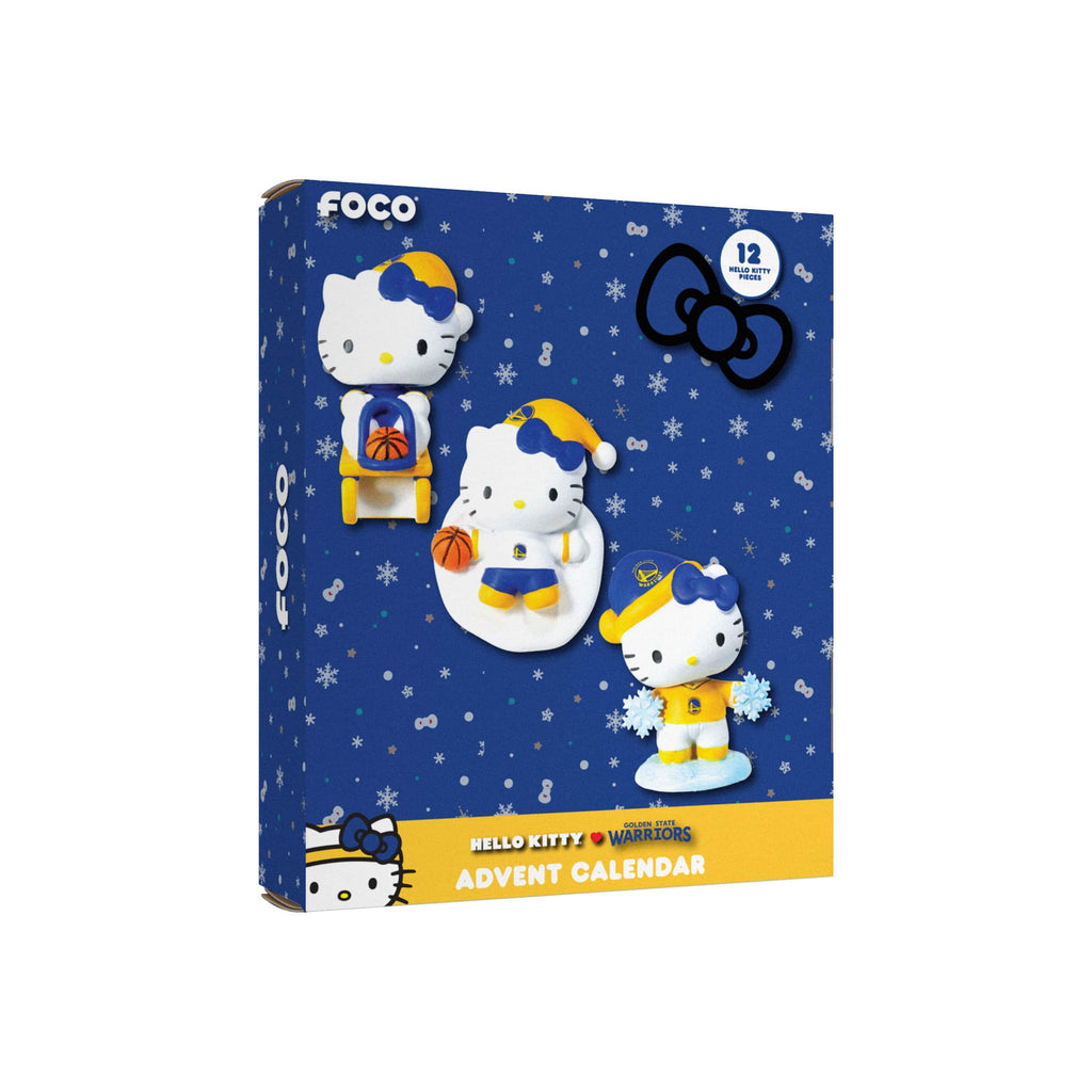 Golden State Warriors Hello Kitty® Bobblehead Advent Calendar FOCO - FOCO.com