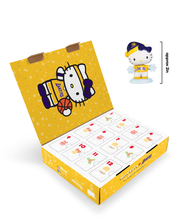 Los Angeles Lakers Hello Kitty® Bobblehead Advent Calendar FOCO - FOCO.com
