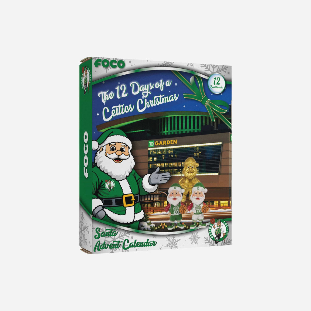 Boston Celtics Mascot Bobblehead Advent Calendar FOCO - FOCO.com