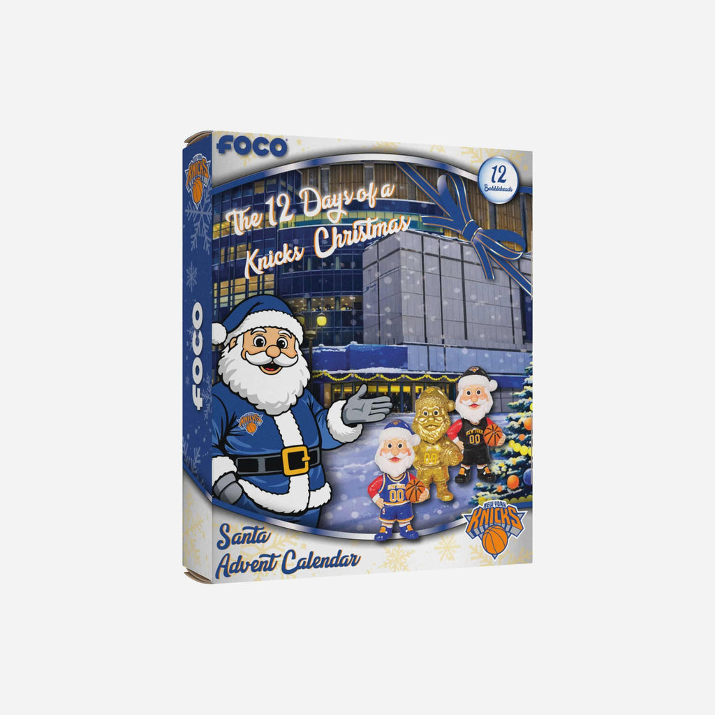 New York Knicks Mascot Bobblehead Advent Calendar FOCO - FOCO.com