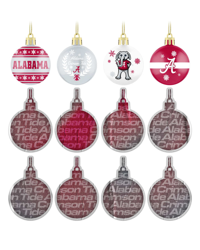 Alabama Crimson Tide Ornament Set Advent Calendar FOCO - FOCO.com