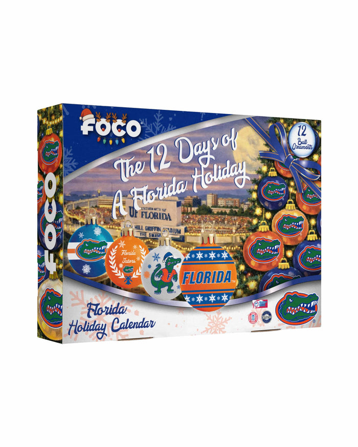 Florida Gators Ornament Set Advent Calendar FOCO - FOCO.com