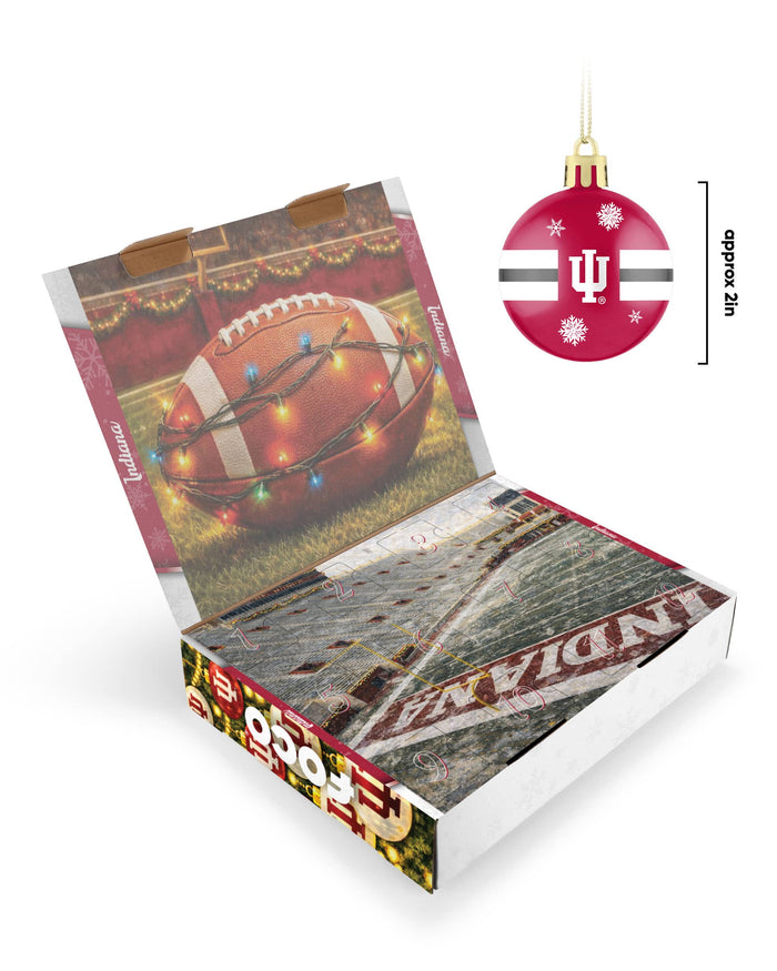 Indiana Hoosiers Ornament Set Advent Calendar FOCO - FOCO.com