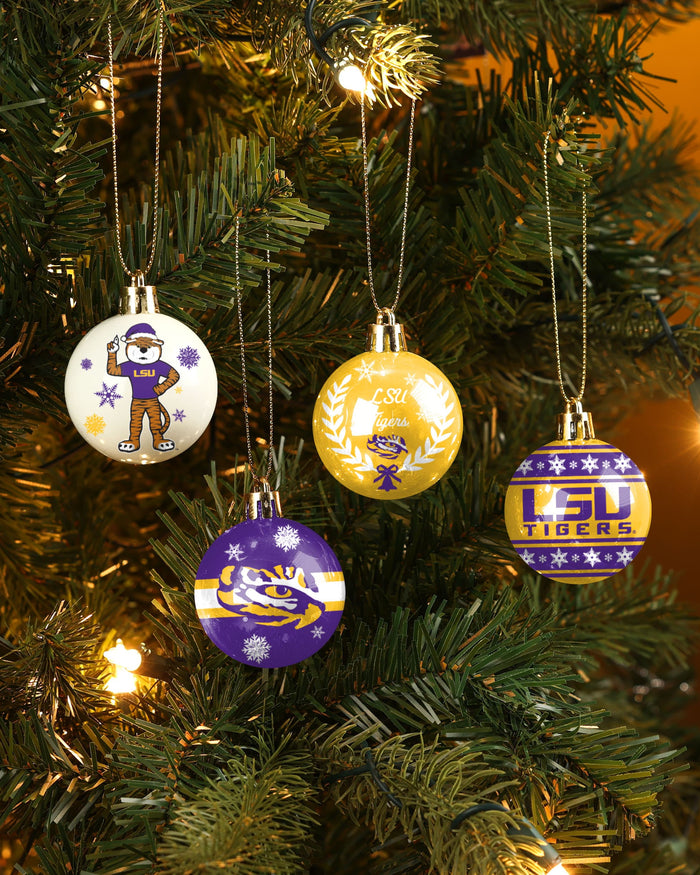 LSU Tigers Ornament Set Advent Calendar FOCO - FOCO.com