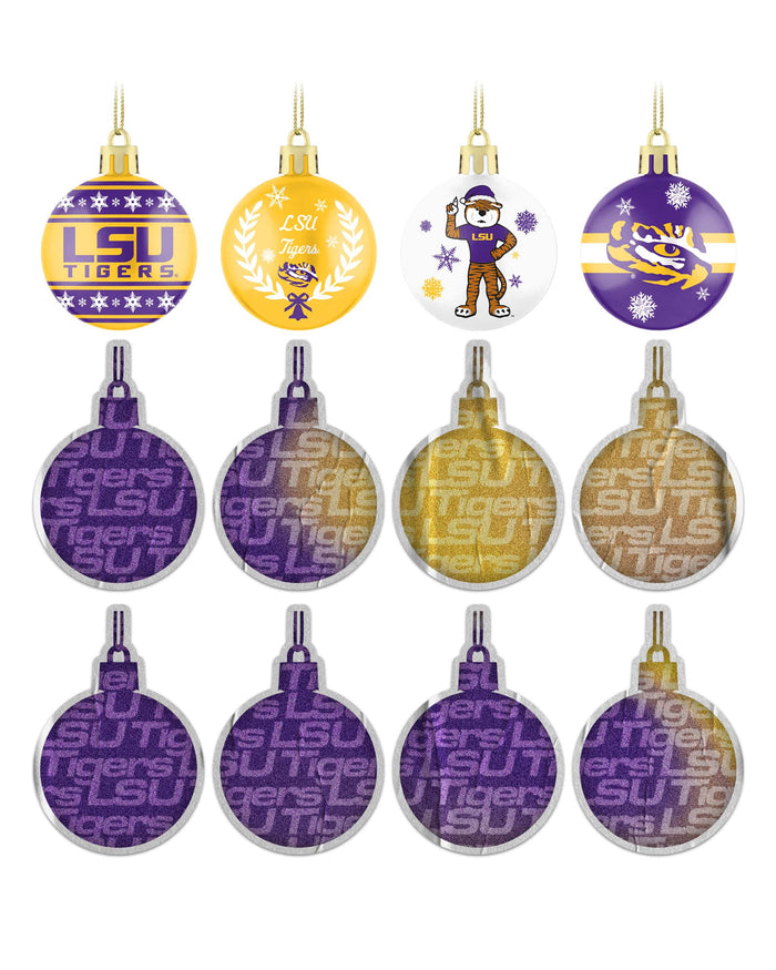 LSU Tigers Ornament Set Advent Calendar FOCO - FOCO.com