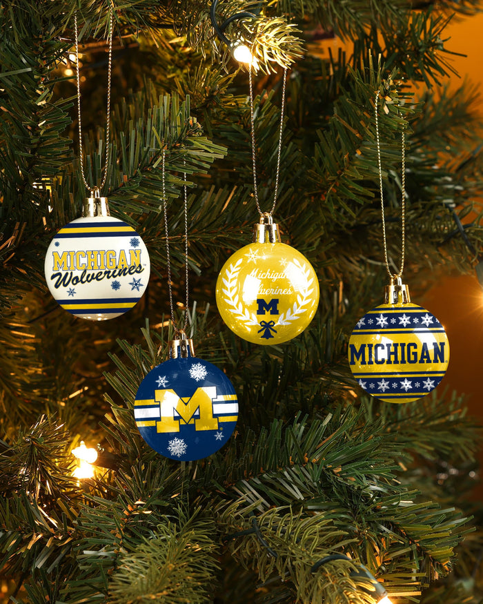 Michigan Wolverines Ornament Set Advent Calendar FOCO - FOCO.com