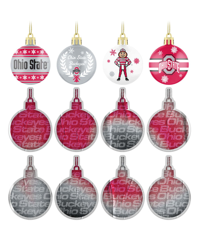 Ohio State Buckeyes Ornament Set Advent Calendar FOCO - FOCO.com