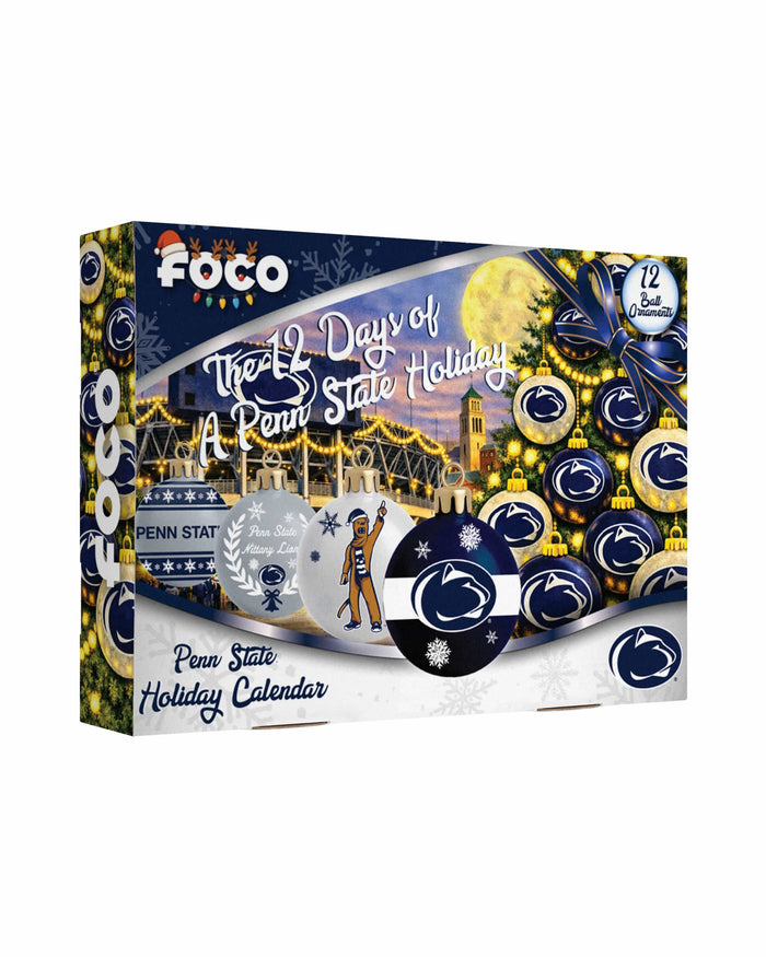 Penn State Nittany Lions Ornament Set Advent Calendar FOCO - FOCO.com