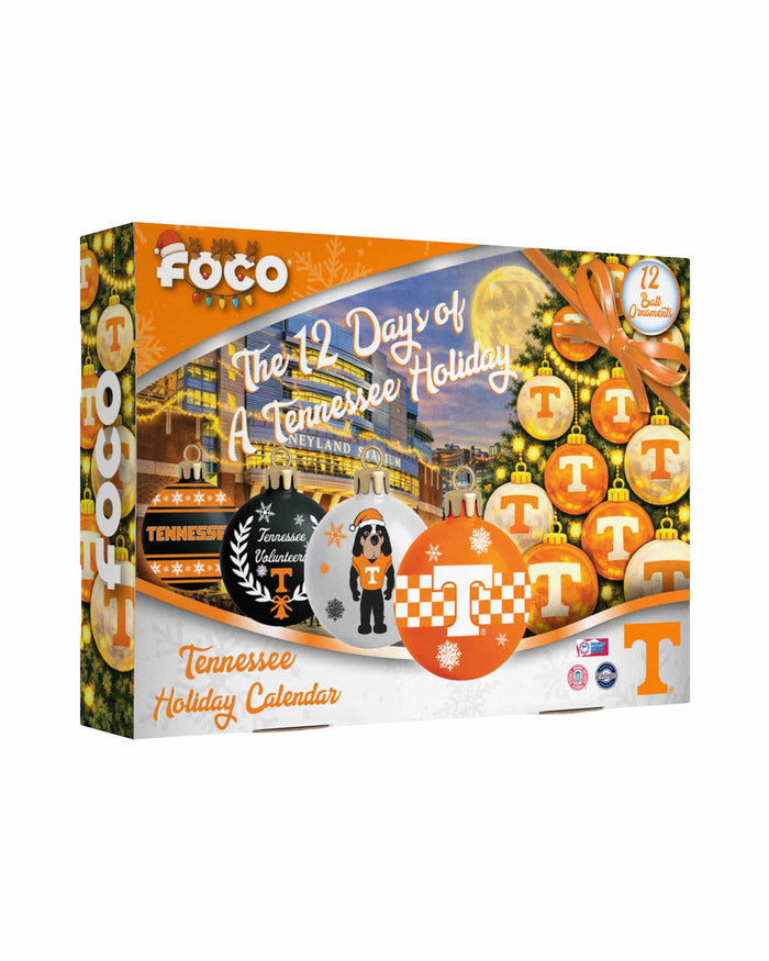 Tennessee Volunteers Ornament Set Advent Calendar FOCO - FOCO.com