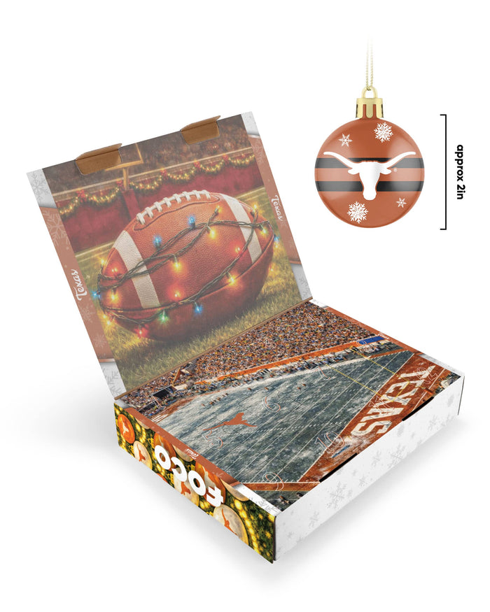 Texas Longhorns Ornament Set Advent Calendar FOCO - FOCO.com