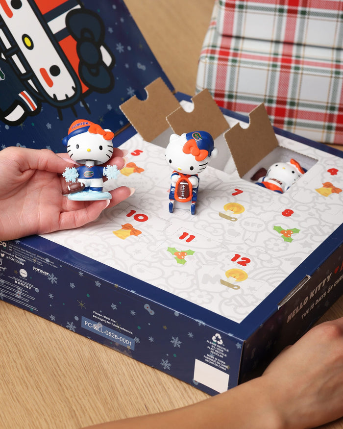 LSU Tigers Hello Kitty® Bobblehead Advent Calendar FOCO - FOCO.com