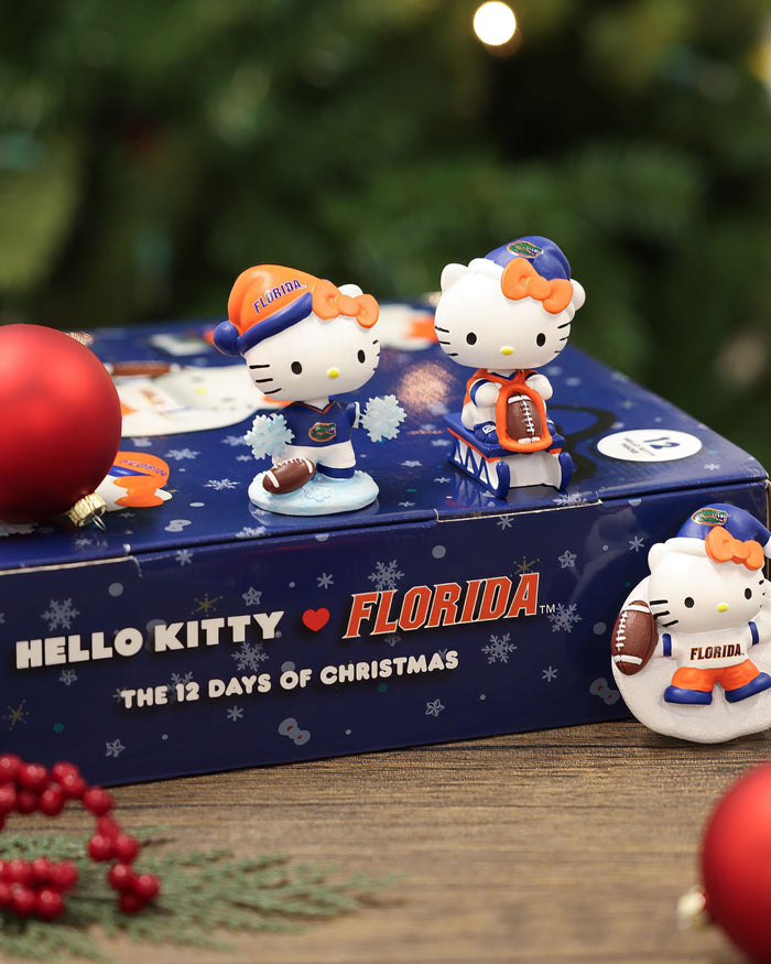 LSU Tigers Hello Kitty® Bobblehead Advent Calendar FOCO - FOCO.com