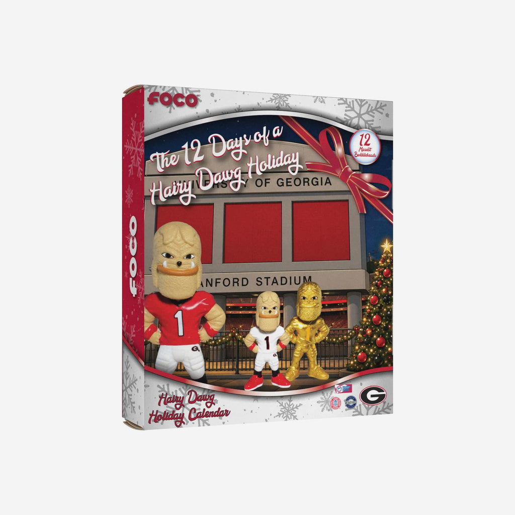 Georgia Bulldogs Mascot Bobblehead Advent Calendar FOCO - FOCO.com