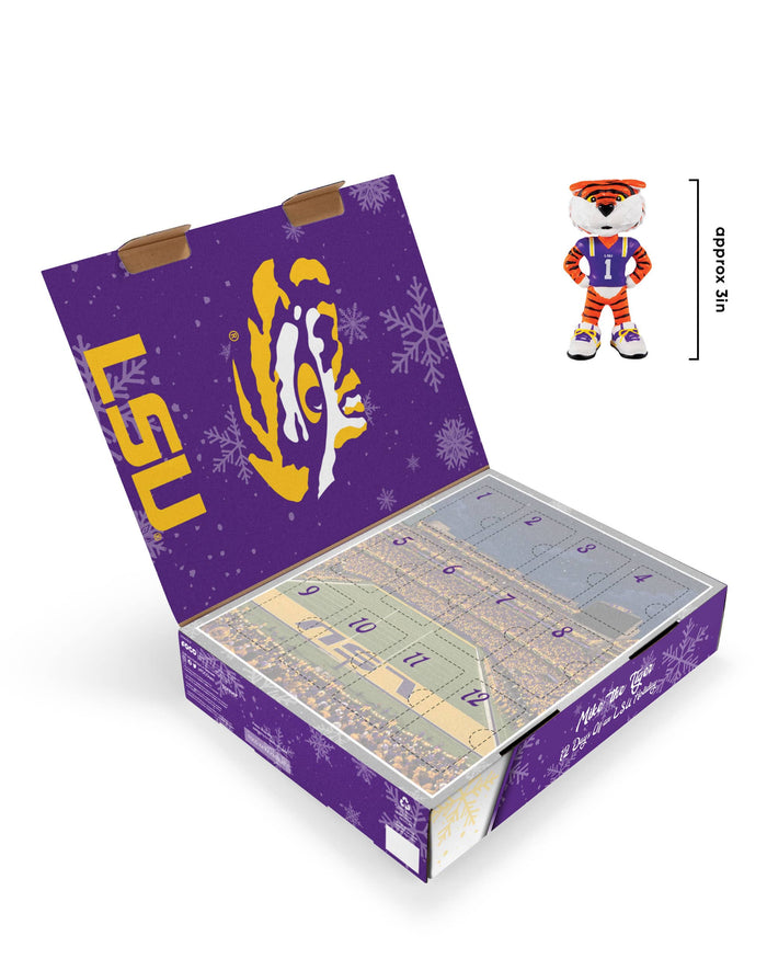 LSU Tigers Mascot Bobblehead Advent Calendar FOCO - FOCO.com