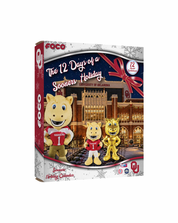 Oklahoma Sooners Mascot Bobblehead Advent Calendar FOCO - FOCO.com