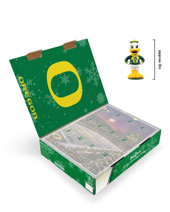 Oregon Ducks Mascot Bobblehead Advent Calendar FOCO - FOCO.com