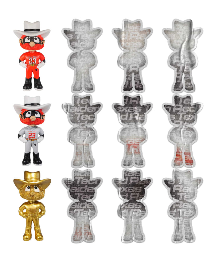 Texas Tech Red Raiders Mascot Bobblehead Advent Calendar FOCO - FOCO.com