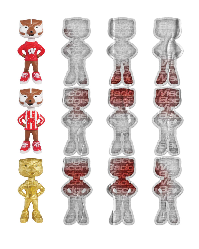 Wisconsin Badgers Mascot Bobblehead Advent Calendar FOCO - FOCO.com